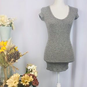 Amante Mini Gray Dress